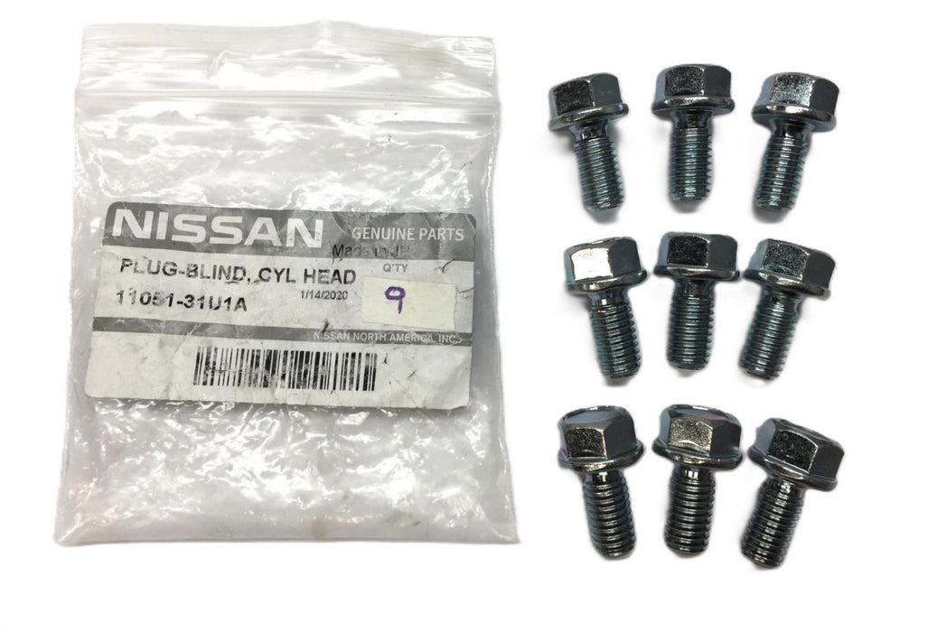 Nissan Group Cylinder Head Plug Blind 11051-31U1A [Lot of 9] NOS