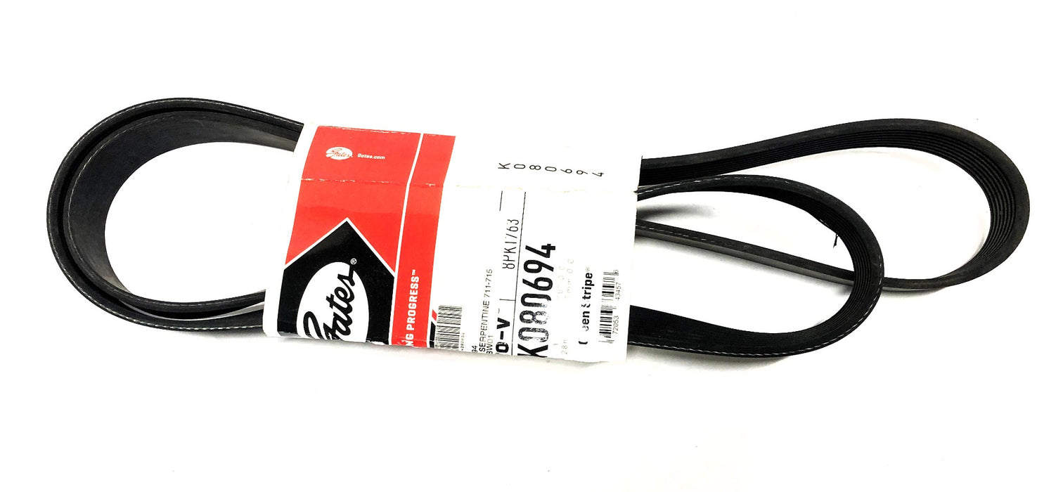Gates Micro-V Green Stripe Serpentine Belt K080694 (8PK1763) NOS