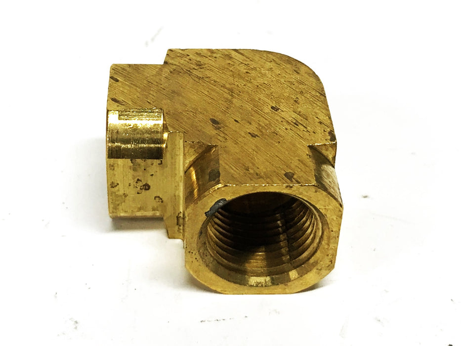 Unbranded 3/8 inch Female Brass Union 90-degree Elbow [Lot of 2] NOS
