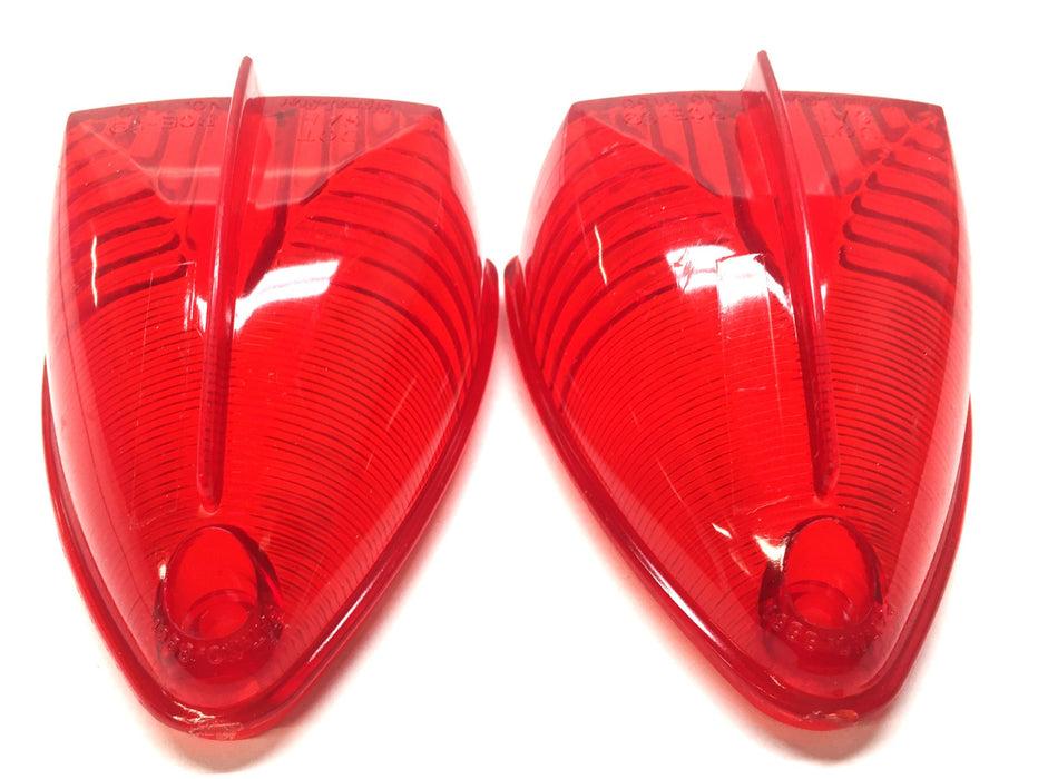 Signal-Stat Clearance Light Red Lens (No Screw) 1150 (8861/PCE69) [Lot of 2] NOS