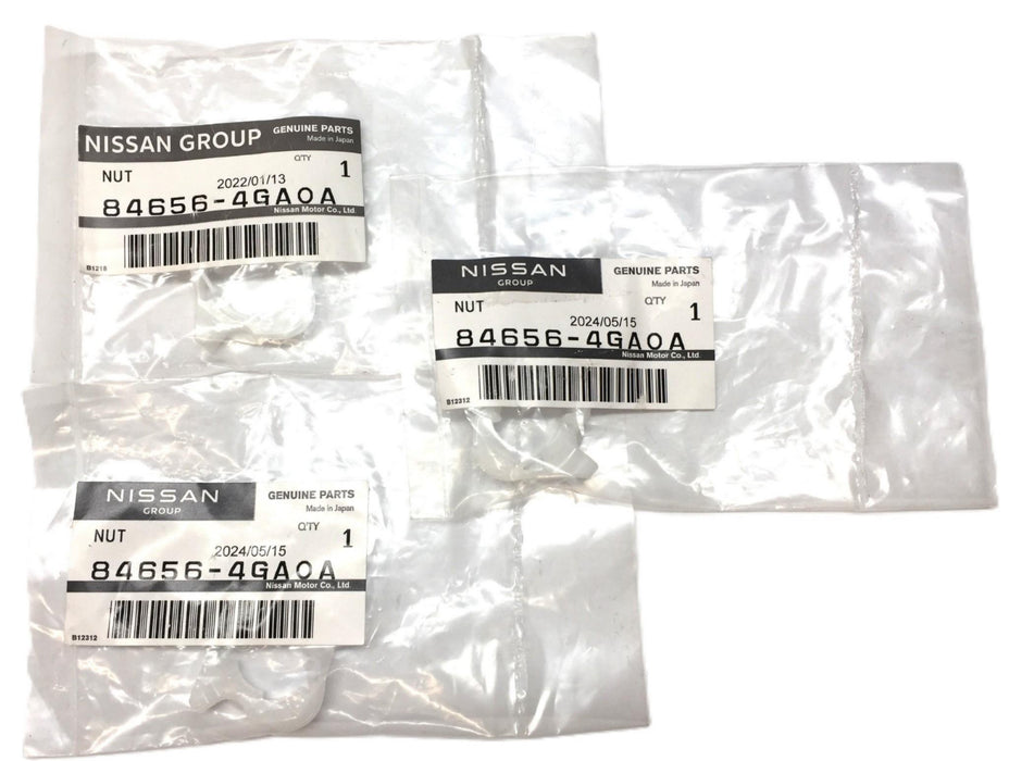 Nissan Group Actuator Nut 84656-4GA0A [Lot of 3] NOS