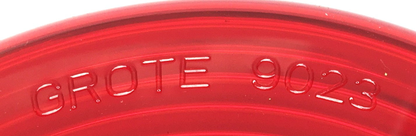 Grote Red Stop Tail Turn Replacement Lens 90232 [Lot of 3] NOS