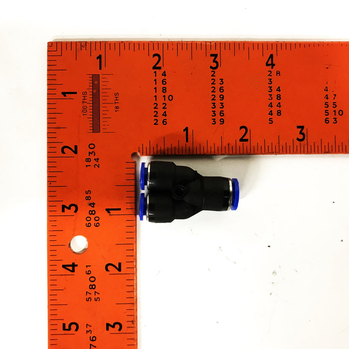 Nitra 8mm x 6mm x 6mm Push to Connect Fitting URY8M-6M [Bag of 5] NOS