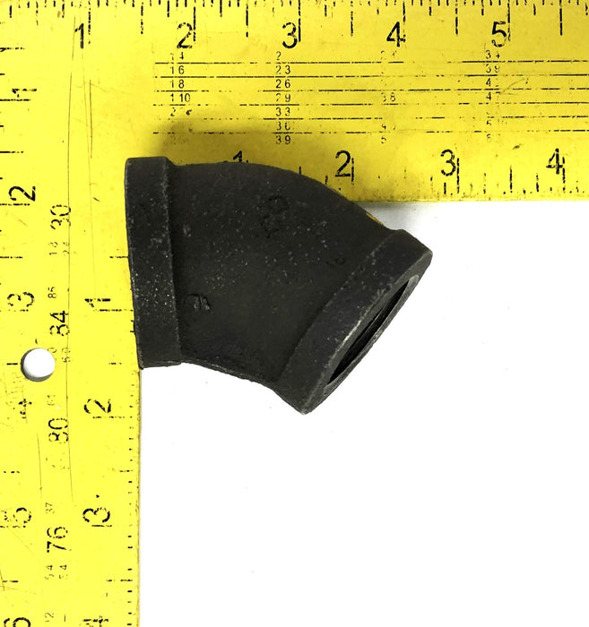 Unbranded 45 Degree Elbow Fitting 1 Inch [Lot of 4] NOS