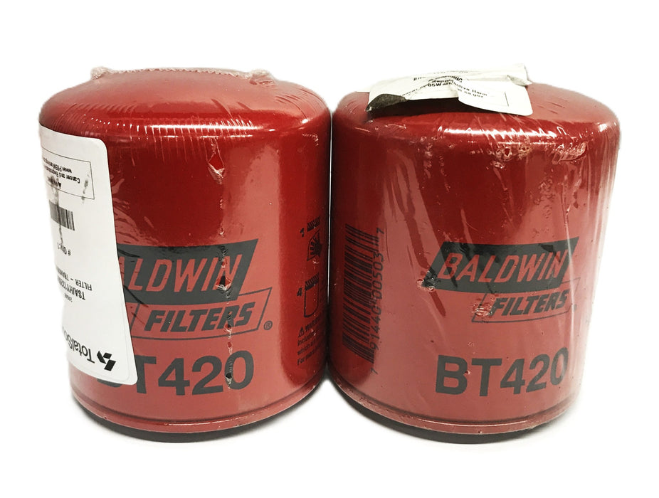 Baldwin Forklift Hyster Transmission Oil Filter BT420 [Lot of 2] NOS