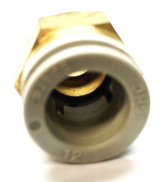 SMC 12mm Push-To-Connect x 5/8" MNPT Straight Spore Fitting [Lot of 6] NOS