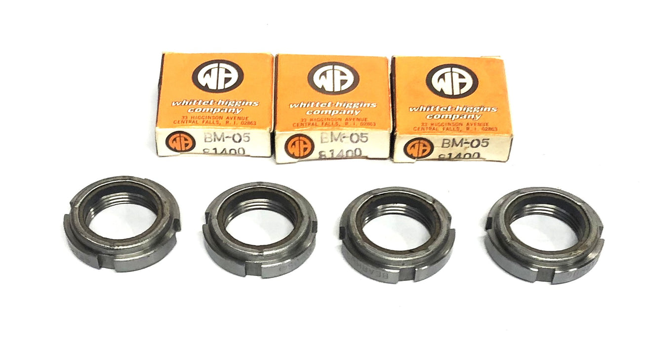 Whittet Higgins 81400 Bearing Locknut BM-05 [Lot of 4] NOS