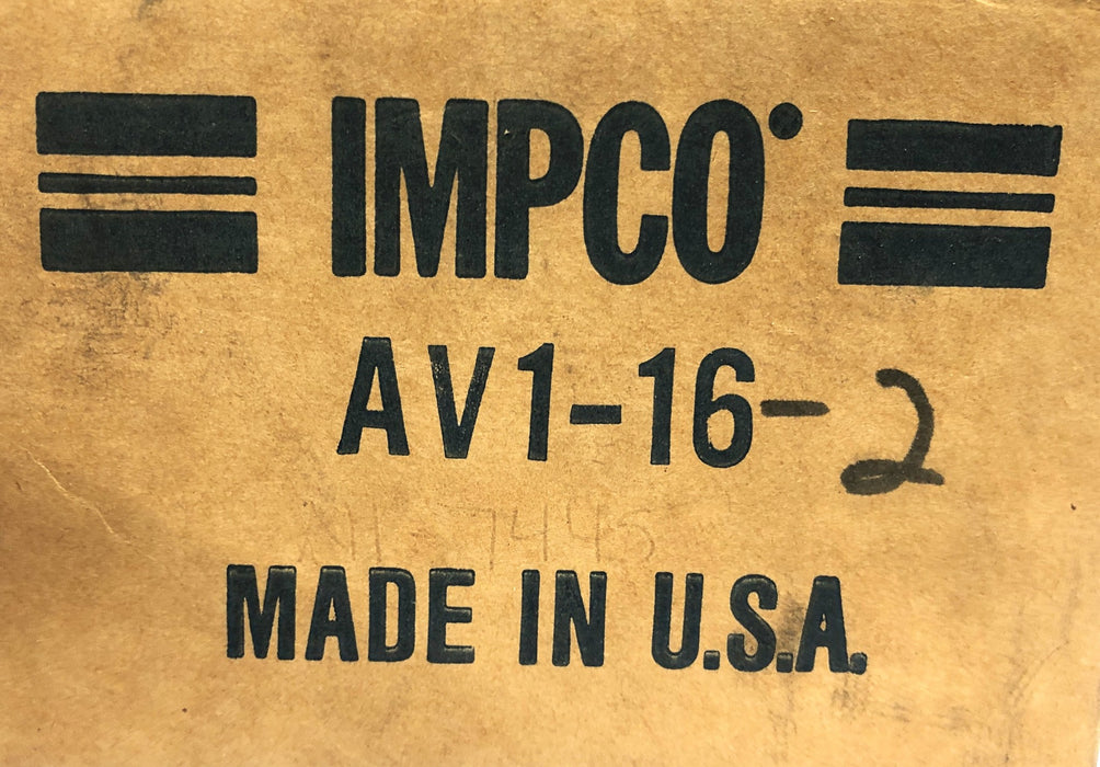 IMPCO Metering Valve AV-16-2 NOS