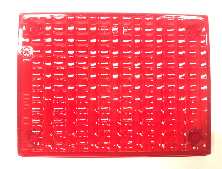 Truck-Lite Red Rectangle Turn Signal Lens 99086R NOS