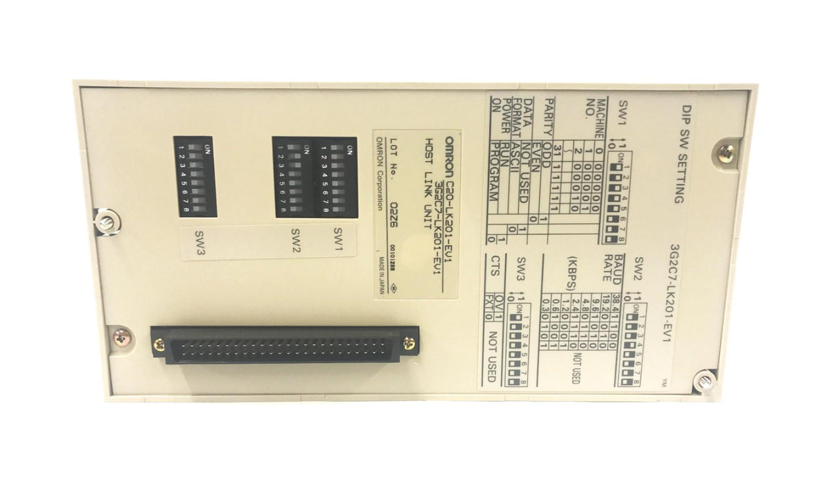 Omron Sysmac Programmable Controller Host Link C20-LK201-EV1 3G2C7-LK201-EV1 NOS
