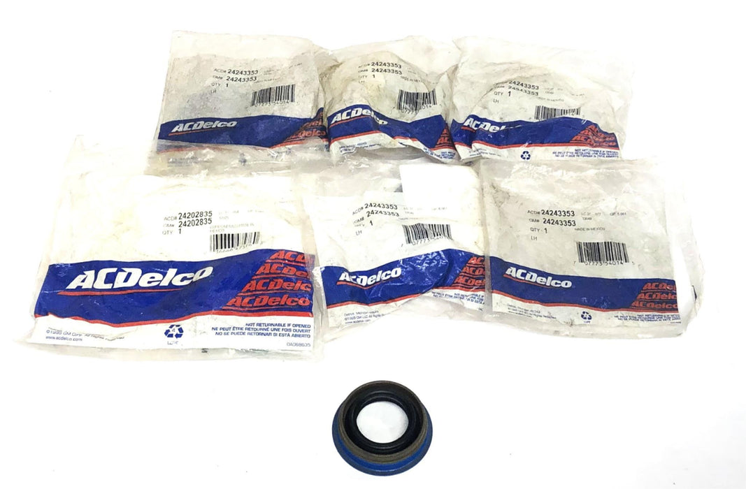 AC Delco/GM Left Axle Shaft Seal 24243353 [Lot of 6] NOS