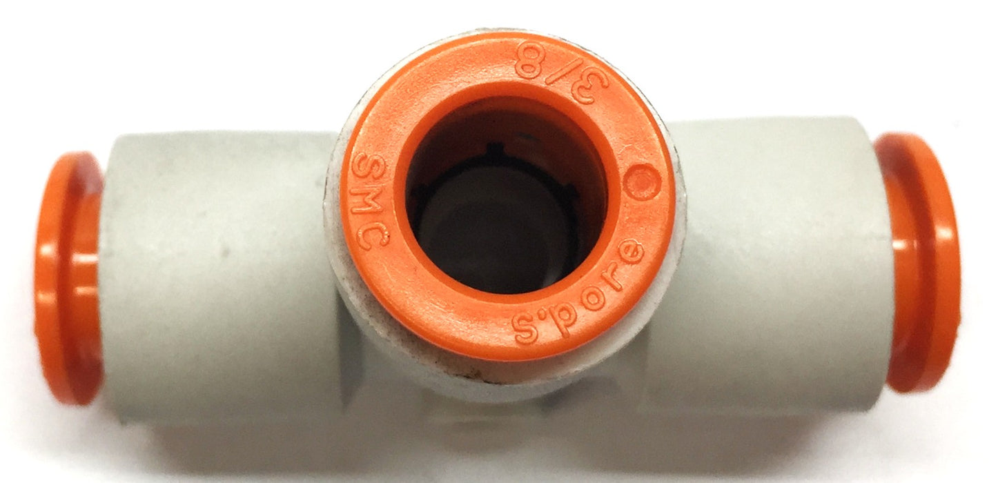 SMC Union Tee One-Touch Fitting 3/8" Push-to-Connect KQ2T11-00A [Lot of 7] NOS