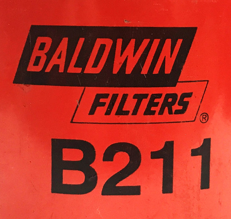 Baldwin Forklift Spin-on Oil Filter B211 [Lot of 2] NOS