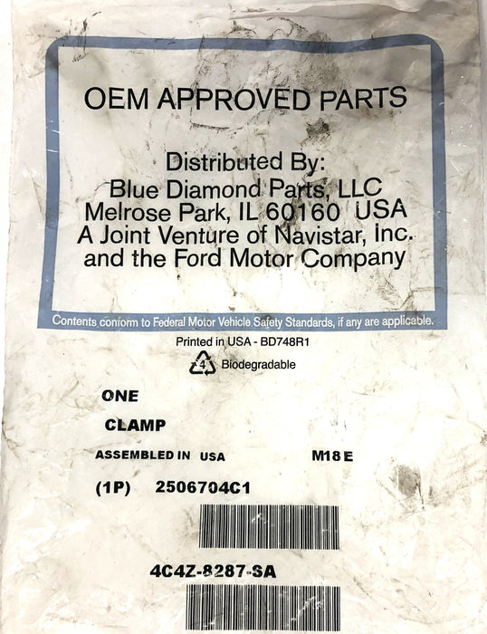 Navistar International Clamp 2506704C1 (4C4Z-8287-SA) NOS