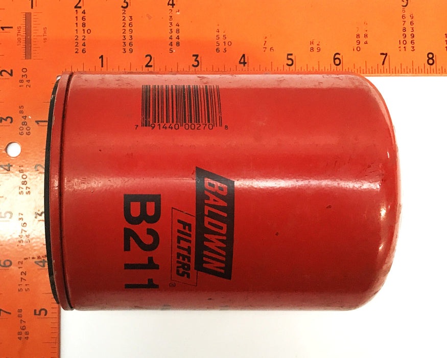 Baldwin Forklift Spin-on Oil Filter B211 [Lot of 2] NOS