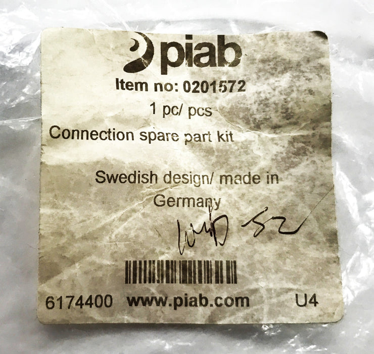 Piab Connection Spare Part Kit (7 parts in Kit See Photos) 0201572 NOS