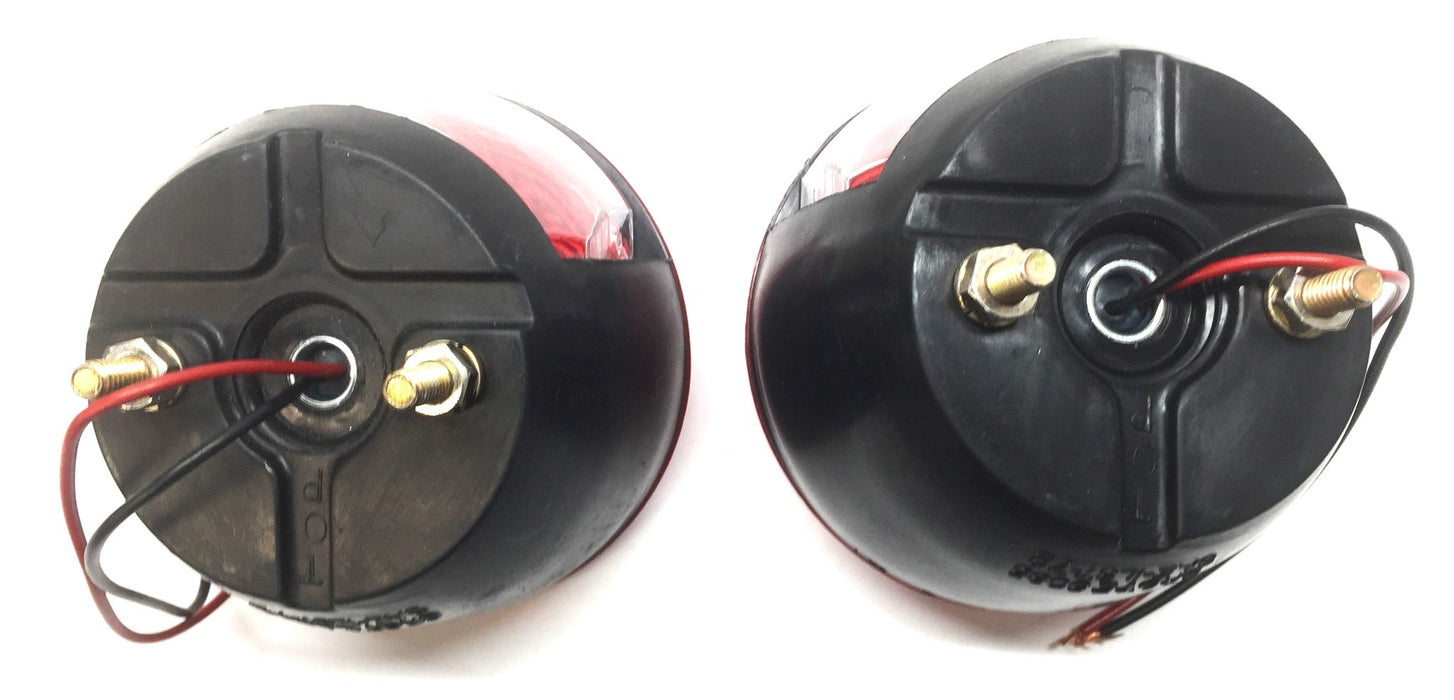 Grote Red Round Stop/Turn/Tail Lamp 50852 [Lot of 2] NOS