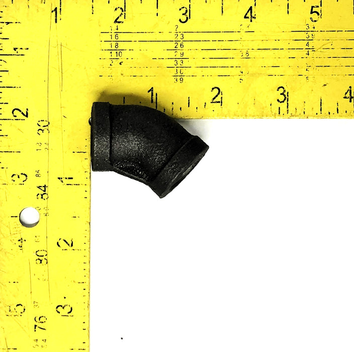 Unbranded 45 Degree Elbow Fitting 3/8 Inch [Lot of 12] NOS