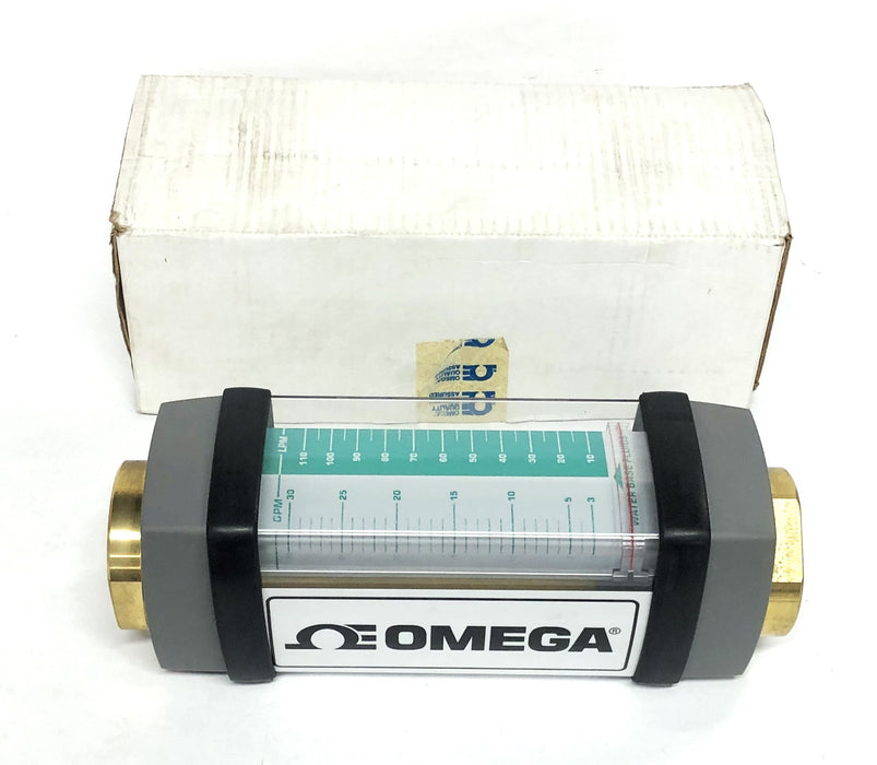 Omega 3500PSI/241BARS MAX Large Capacity In-Line Flow Meter FL-8302AB NOS