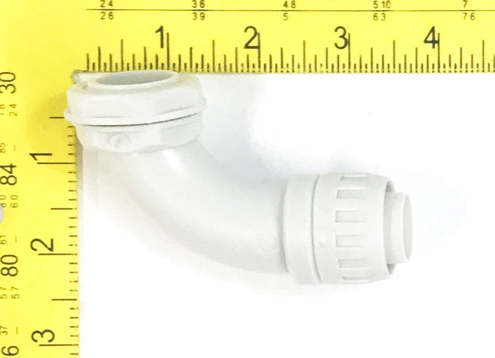 IBOCO 90 Degree Liquid Tight Fitting 3/4" Light Grey CUR-20G [Lot of 10] NOS