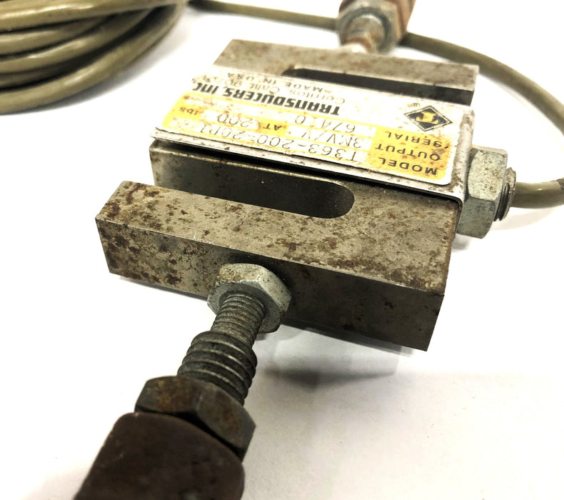 Transducers Inc 3MV/V Output At 200lbs Load Cell T363-200-20P1 USED