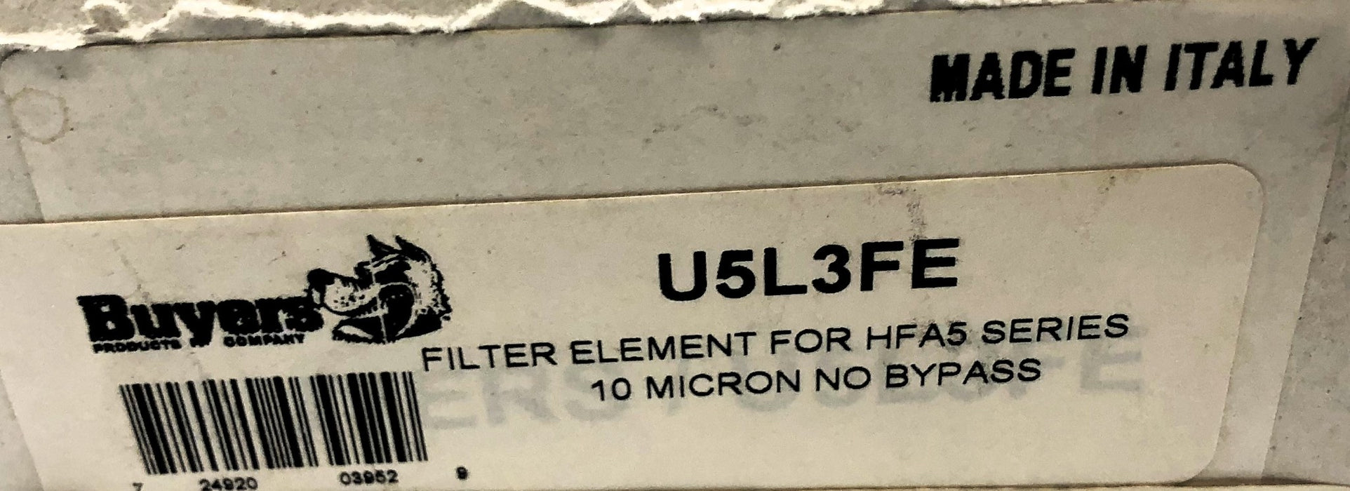 Buyers Hydraulic Filter U5L3FE NOS