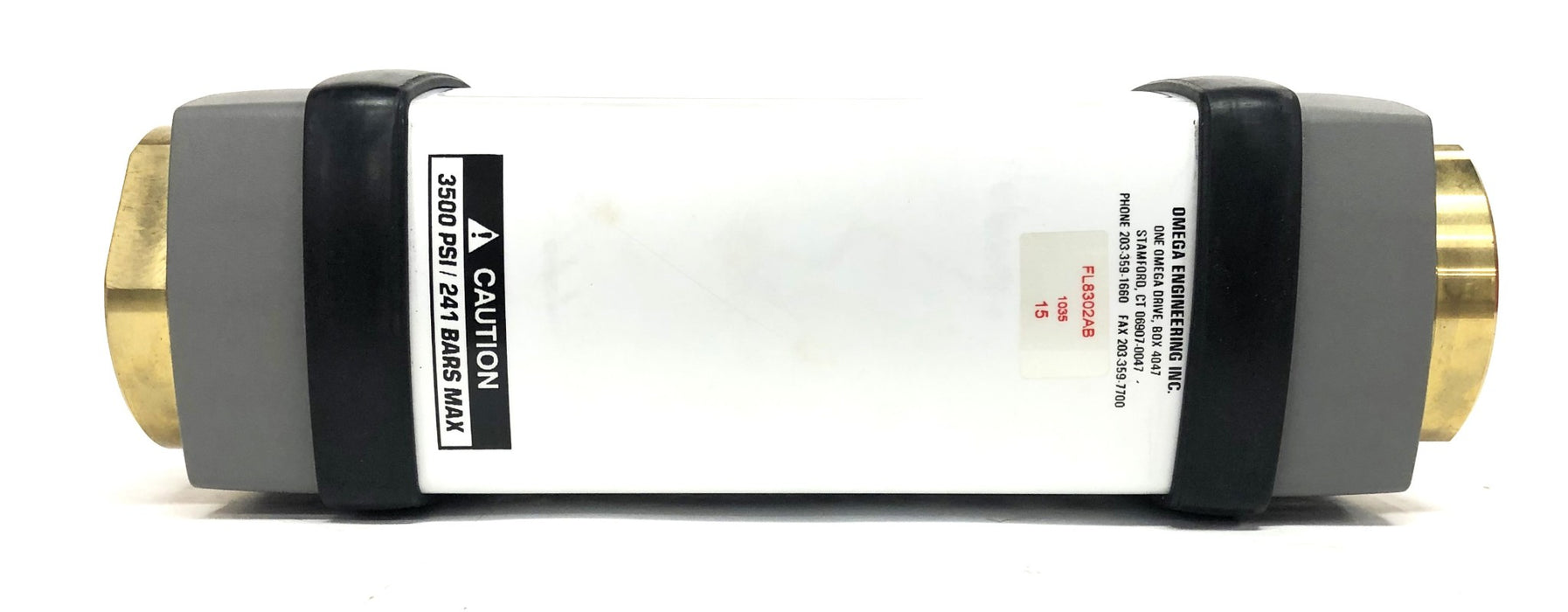 Omega 3500PSI/241BARS MAX Large Capacity In-Line Flow Meter FL-8302AB NOS