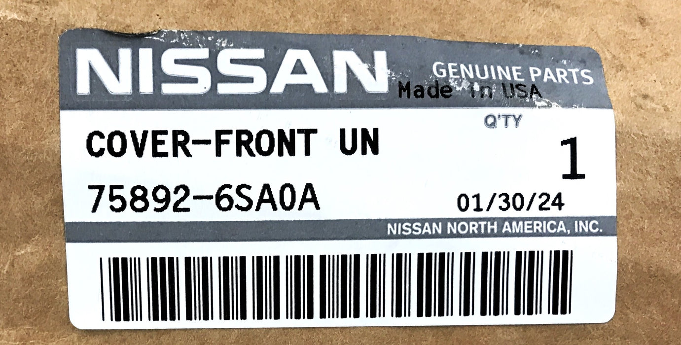 Nissan Under Cover 75892-6SA0A (NOS)