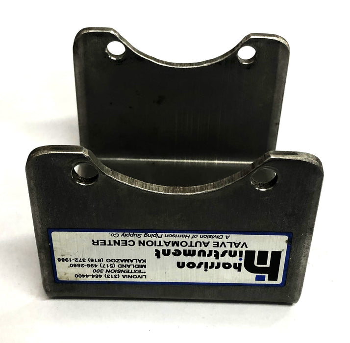 Harrison Instrument Valve Mount Bracket 4X4 Inch USED