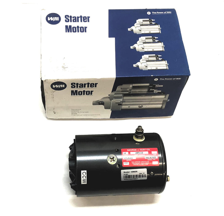 Wai Hydraulic Pump Starter Motor W8911D (10863N) NOS