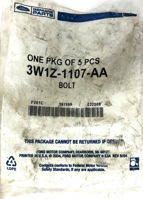 Ford OEM Wheel Lug Stud Bolt 3W1Z-1107-AA [Lot of 10] NOS