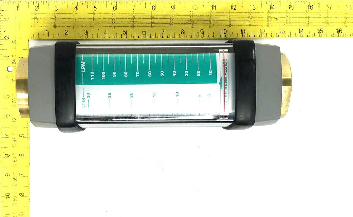 Omega 3500PSI/241BARS MAX Large Capacity In-Line Flow Meter FL-8302AB NOS