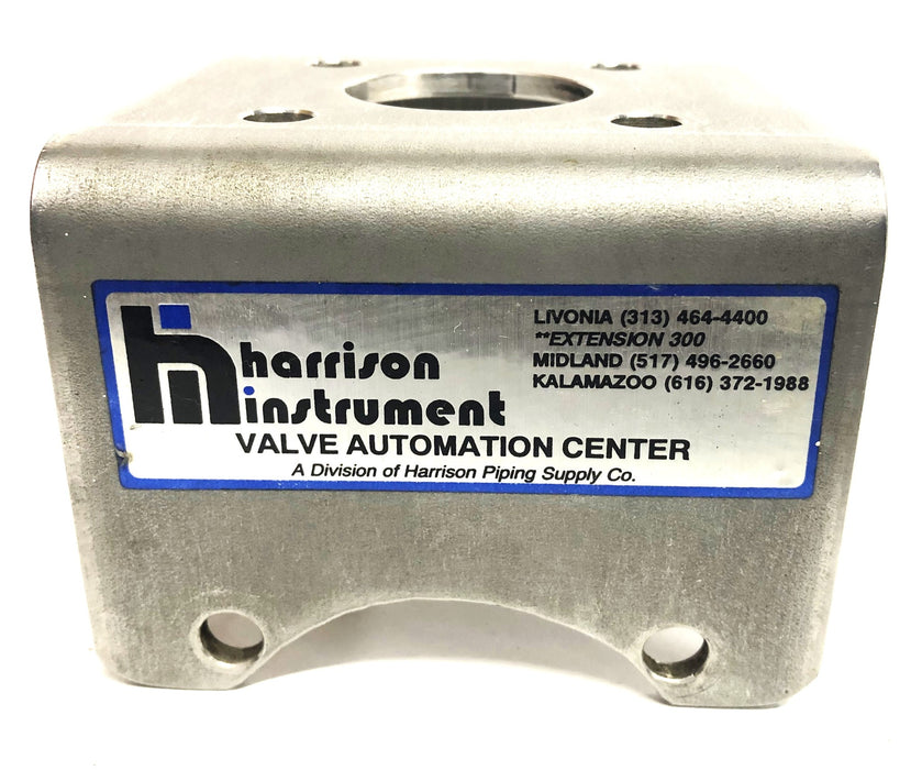 Harrison Instrument Valve Mount Bracket 4X4 Inch USED