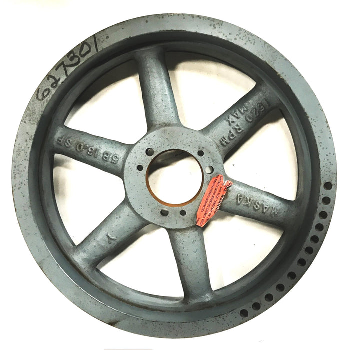 Maska 5-Groove 16-1/2 inch Cast Iron Sheeve Pulley 5B160 NOS