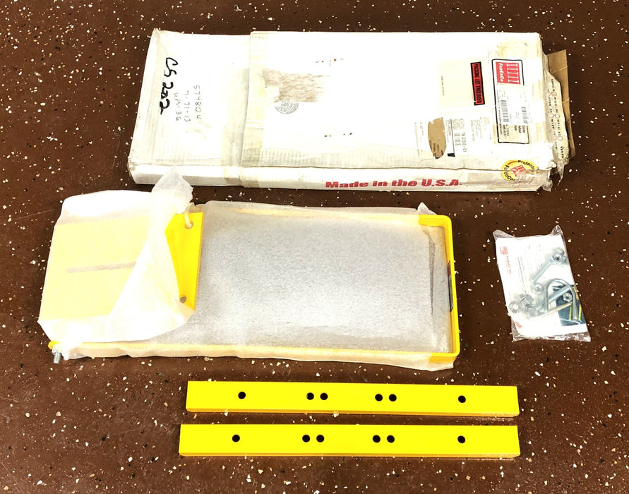 Fabenco 30 Inch Yellow Galvanized Steel Self Closing Safety Gate A71-30PC NOS