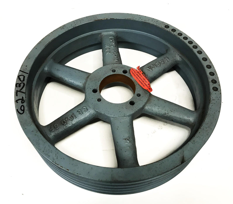 Maska 5-Groove 16-1/2 inch Cast Iron Sheeve Pulley 5B160 NOS