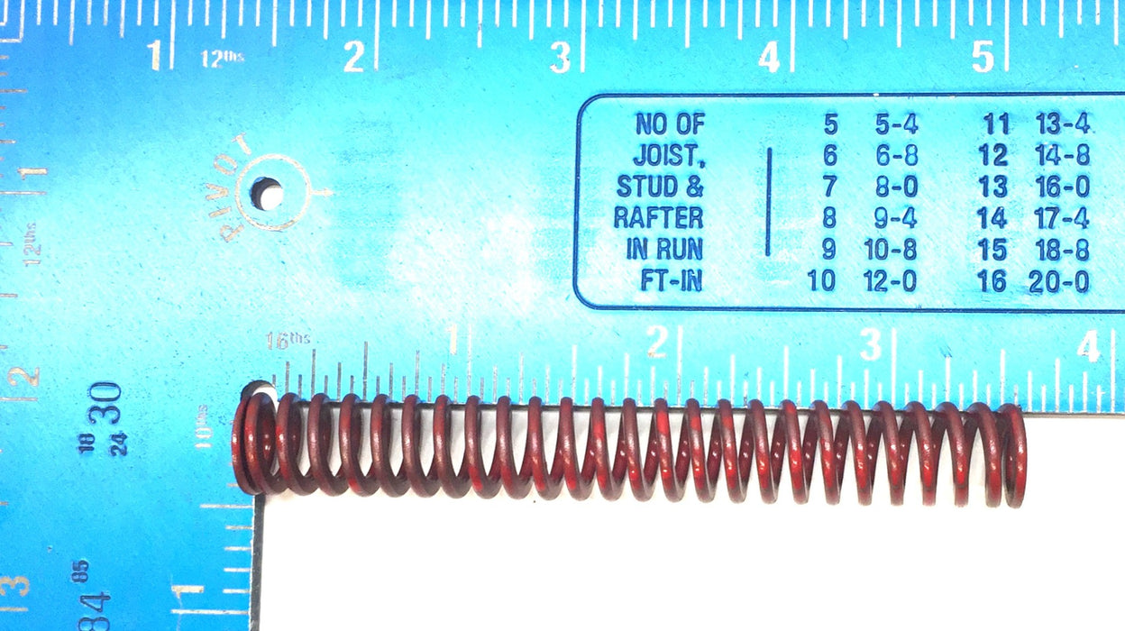 Raymond Red Die Spring 1/2" x 3-1/2" MHC115 (104-214) [Lot of 5] NOS