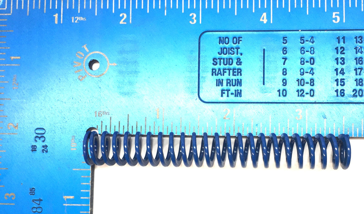 Raymond Blue Die Spring 1/2" x 3-1/2" M115 (103-214) [Lot of 10] NOS