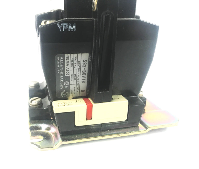 Allen-Bradley Overload Relay Series B 592-B0V16 USED