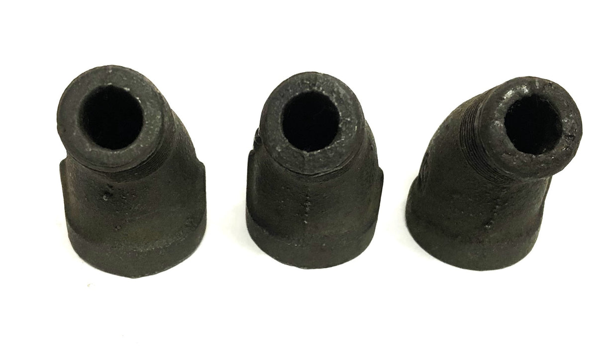 Unbranded 45 Degree Elbow Fitting 3/8 Inch [Lot of 9] NOS