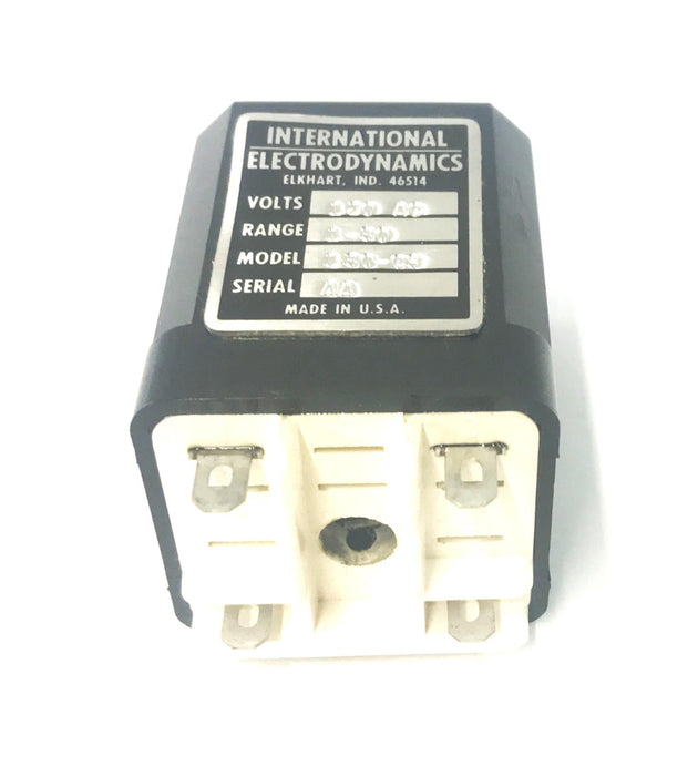 International Electrodynamics Relay 120 AC Range 1-30 130-CS NOS