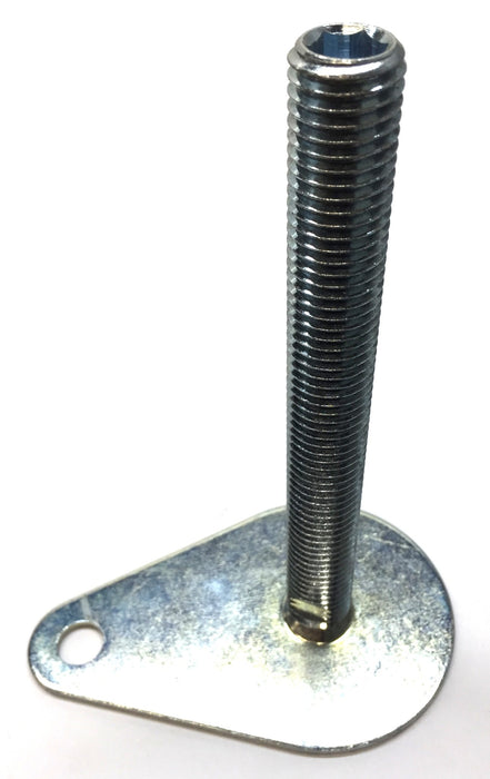 Unbranded Steel 7" x 5" Threaded 3/4"-10 Leveling Foot NOS