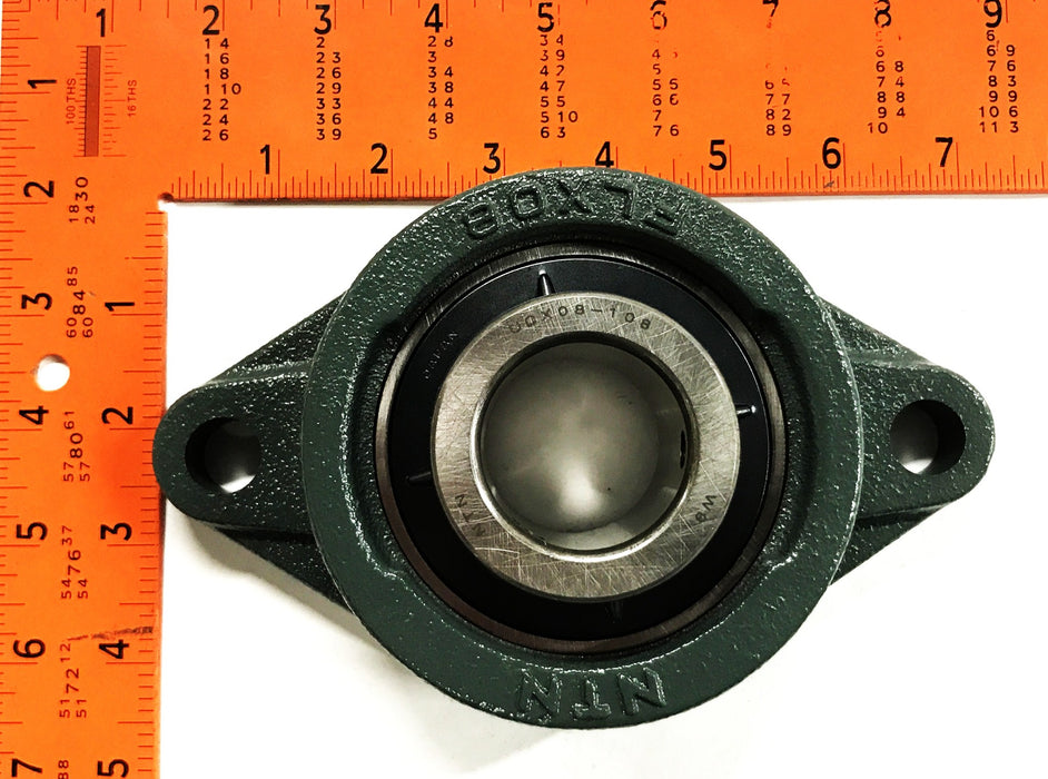 NTN 2-Bolt Flanged Ball Bearing Assembly UCFLX08-108D1 NOS