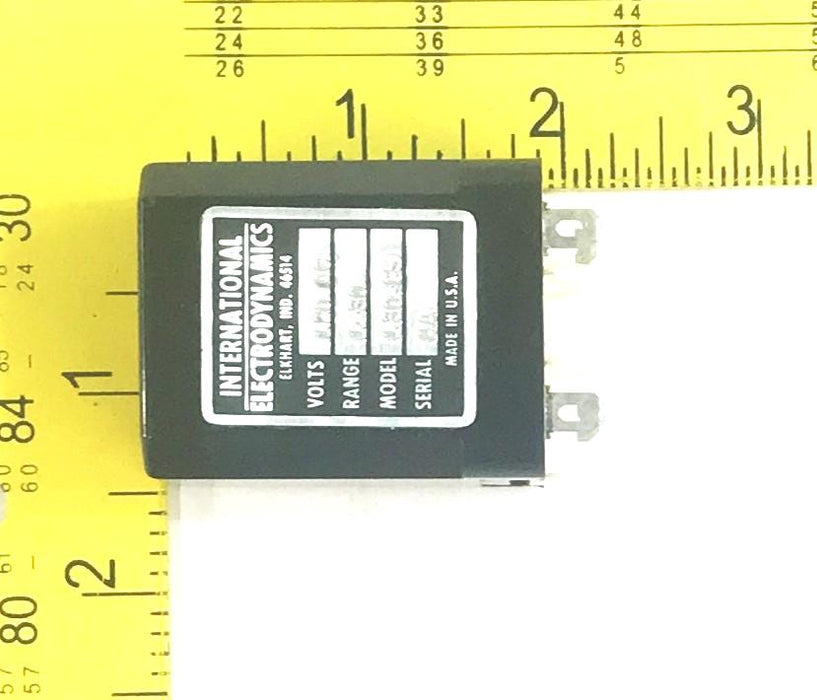 International Electrodynamics Relay 120 AC Range 1-30 130-CS NOS