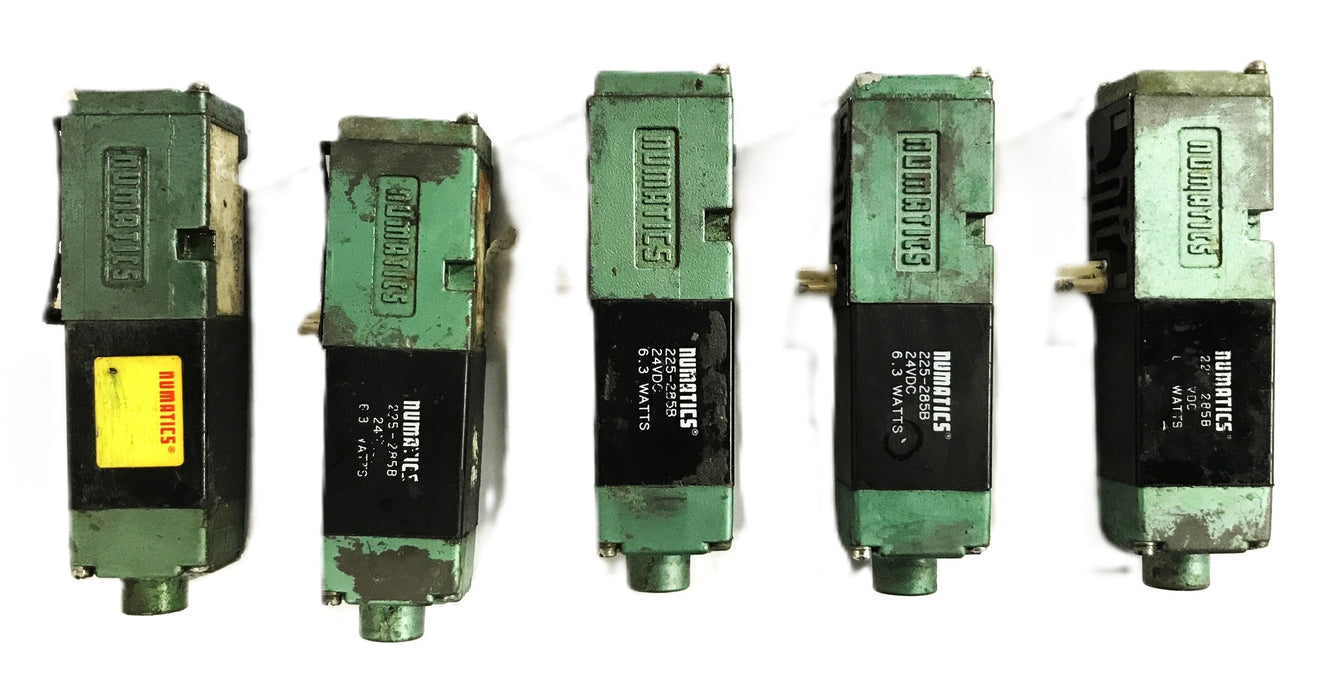 Numatics 225-285B Solenoid Valve Assembly 082SA415M [Lot of 5] USED