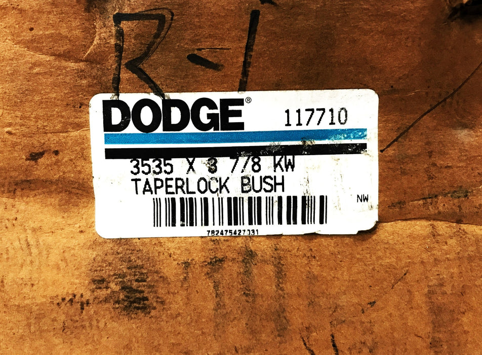 Dodge Taper Lock Bushing 3535X3-7/8 NOS