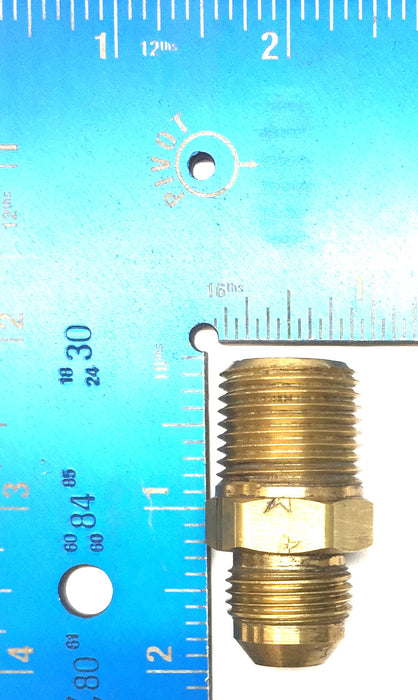 Unbranded Brass Compression Tube Union Fitting 3/4" x 3/4" [Lot of 4] USED