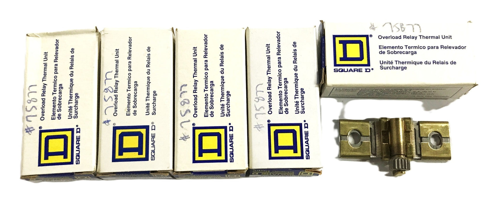 Square D LL80 Overload Relay Thermal Unit B3.30 [Lot of 5] NOS