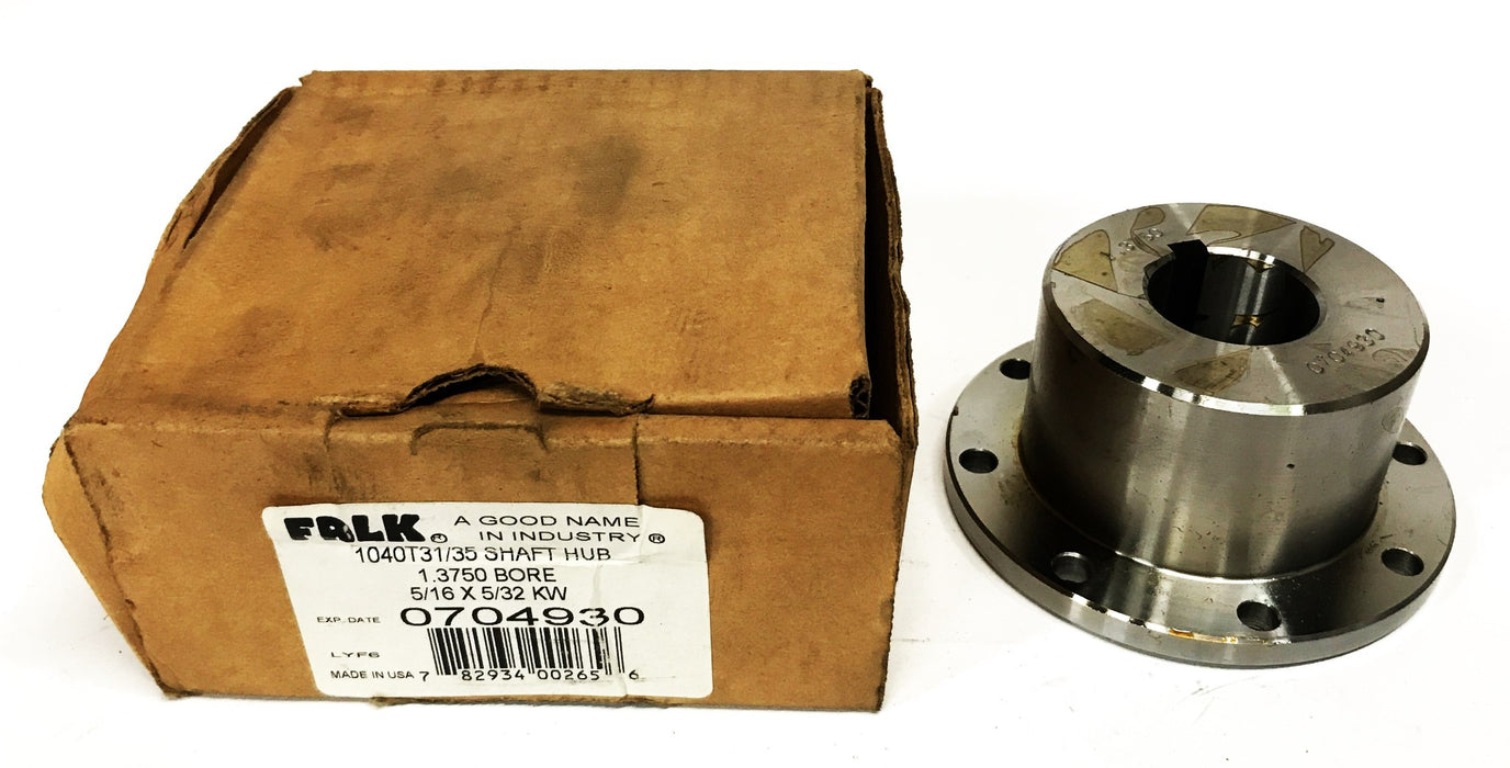 Falk 1-3/8 Bore Spacer Hub 1040T31/35 NOS