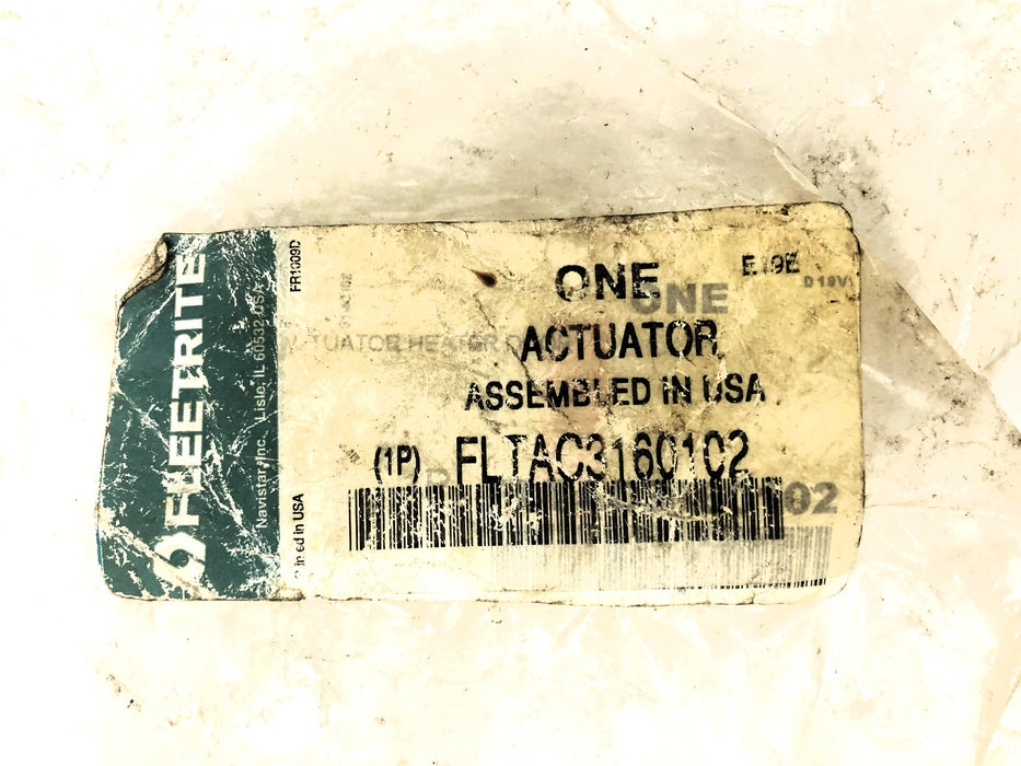 Fleetrite Navistar Actuator FLTAC3160102 NOS